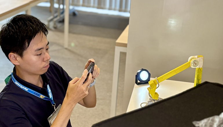 【石田しょうたろう】夏休み木工チャレンジ・出品受付のお手伝い